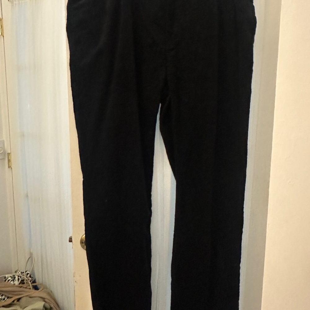 J. Peterman mens Black 100 %Cotton corduroy pants size 46